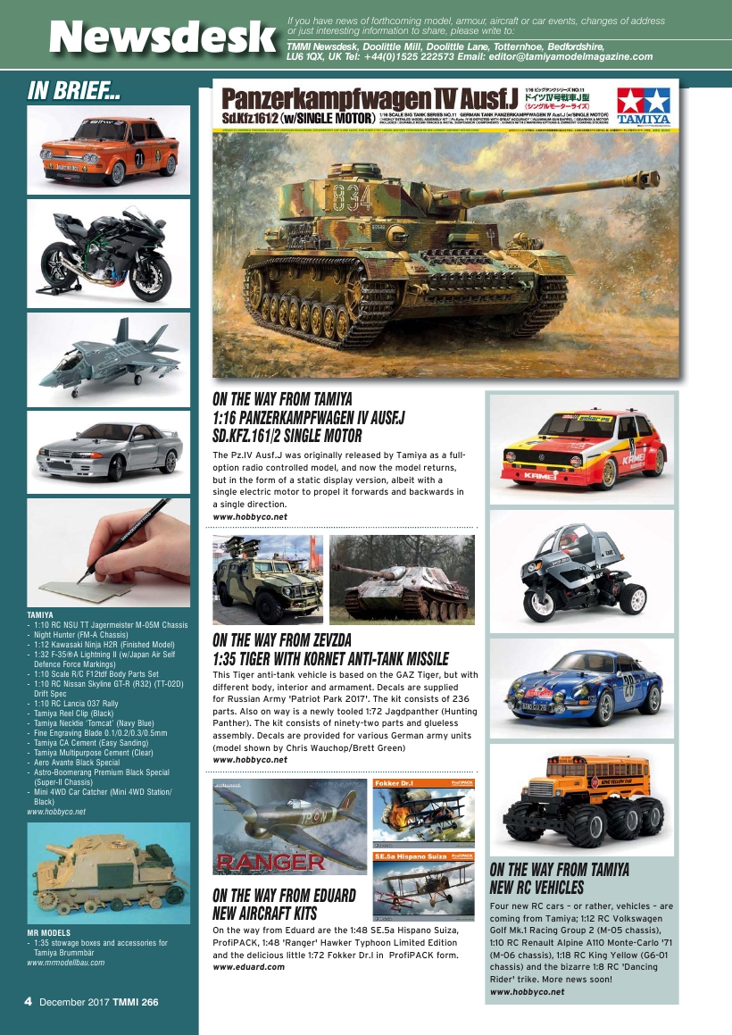 Tamiya Model Magazine 266 (2017-12)
